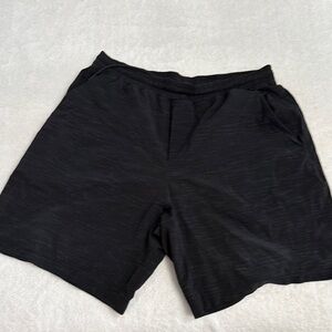 Lululemon Athletica Black Athletic Shorts Relaxed Fit